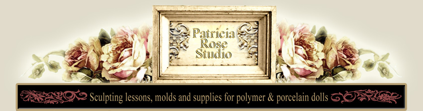 PRETTY LADY 3 press molds set by Patricia Rose Mary 10" doll 